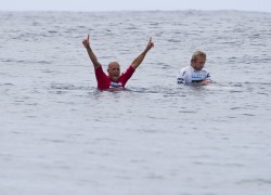 Kelly Slater and Owen Wright