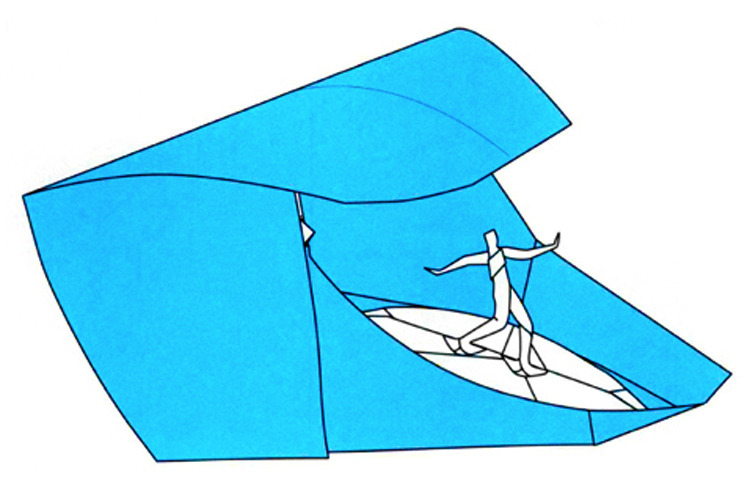 How to make Origami surfers and surfboards Image origamisurfer.jpg